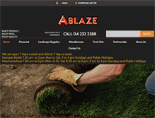 Tablet Screenshot of ablazenz.com